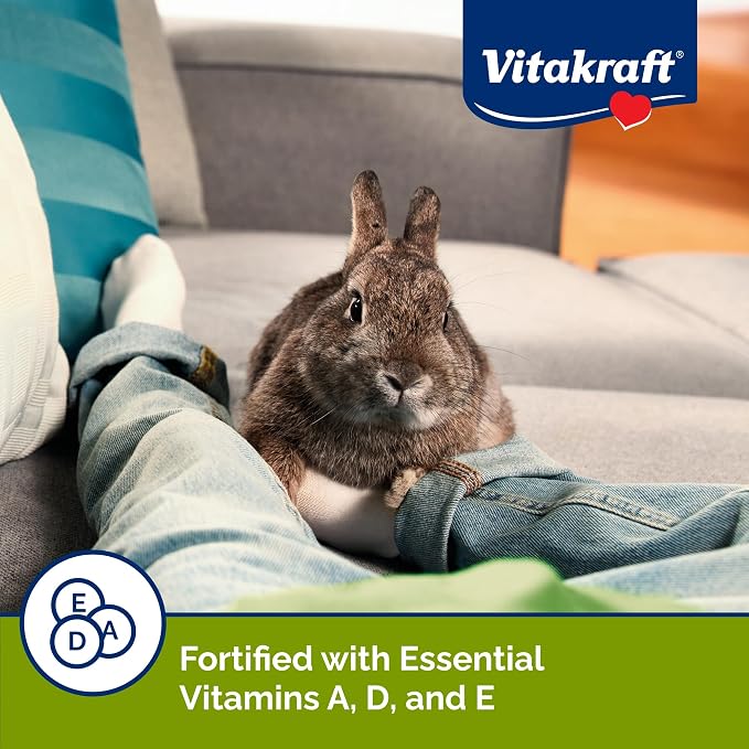 Vitakraft Menu Premium Rabbit Food - Alfalfa Pellets Blend - Vitamin and Mineral Fortified, Carrots, Greens, Grains, Fruits, 5 Lb.