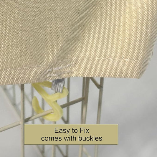 Cage Cover, Ventilated Mesh Top for C&C Midwest Guinea Pig Cage, Breathable & Escape-Proof Small Animal Enclosure Lid with Secure Clips for Rabbits（Not Include cage） (42in x 28in Cage Cover)