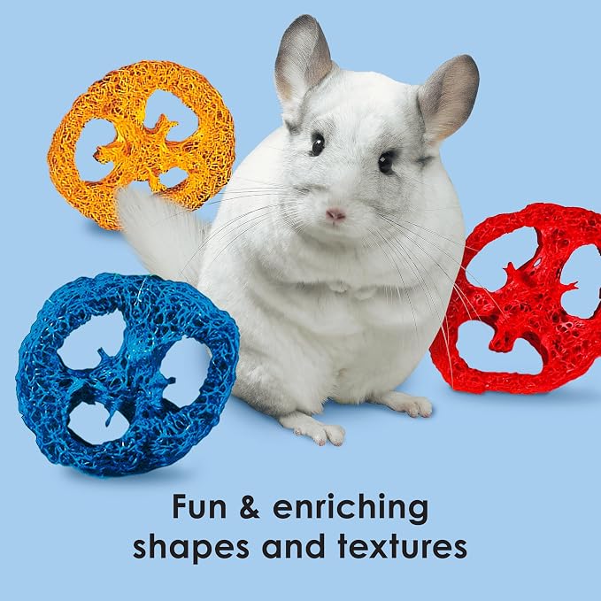 Kaytee Crispy Chews 6-Pack for Pet Rabbits, Chinchillas, Guinea Pigs, Rats and Other Small Animals