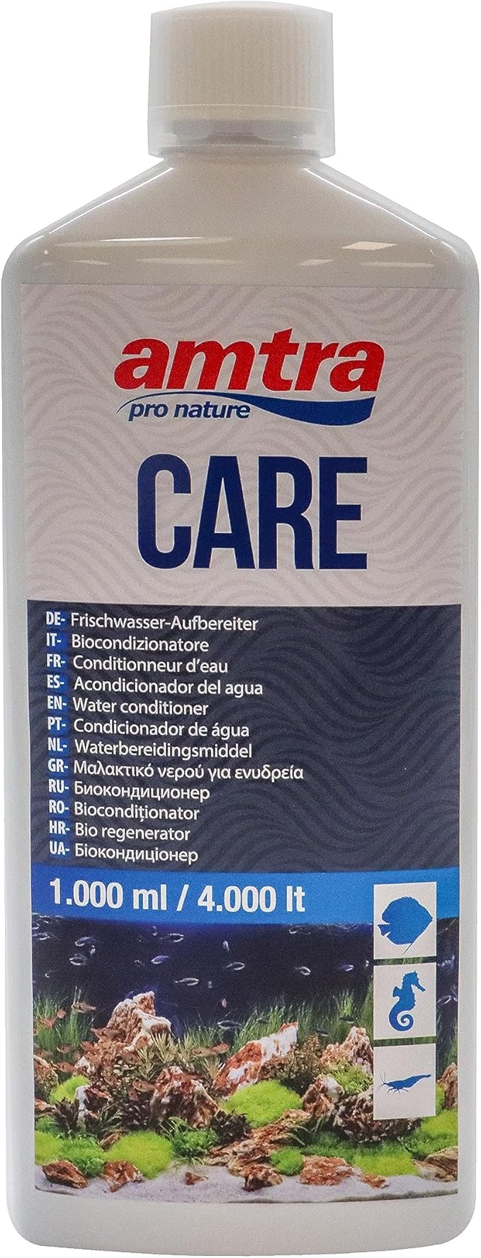 bravechichi Amtra A3050F22 Care Biocondizionatore per Acquario, 1000 ml