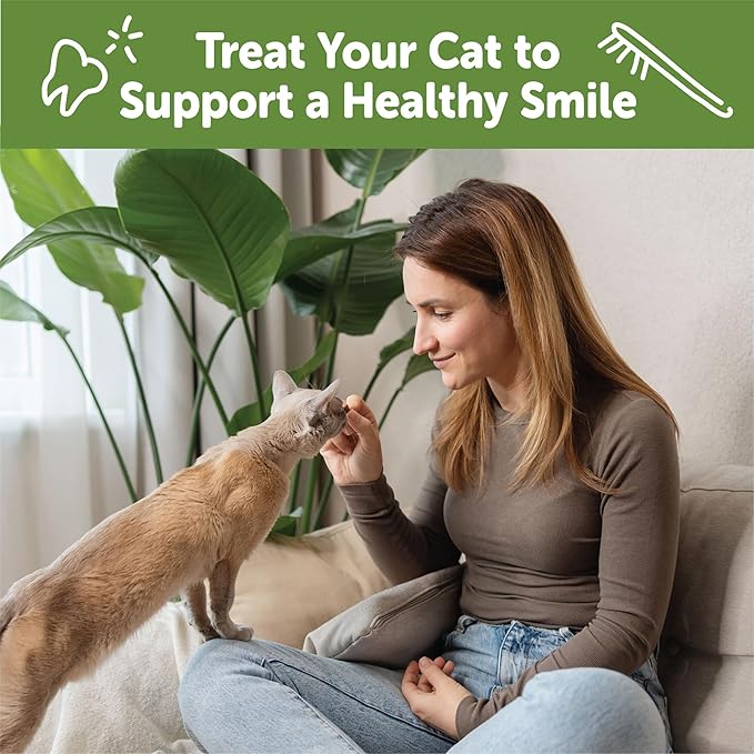 Whimzees Wellness Cat Dental Treats, Natural Chews, Chicken and Tuna Flavor, (4.5 Ounce Bag) (Pack of 2)