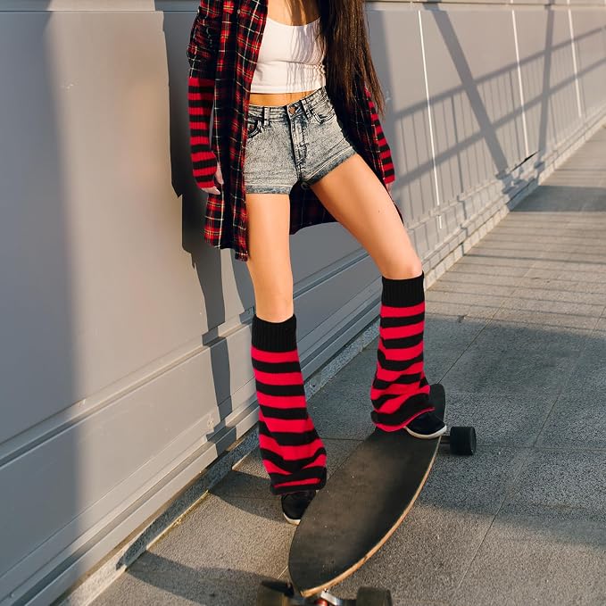 Y2k Beanie Cat Crochet Hats Cat Beanie Accessories with Kawaii Leg Cover for Women Girls