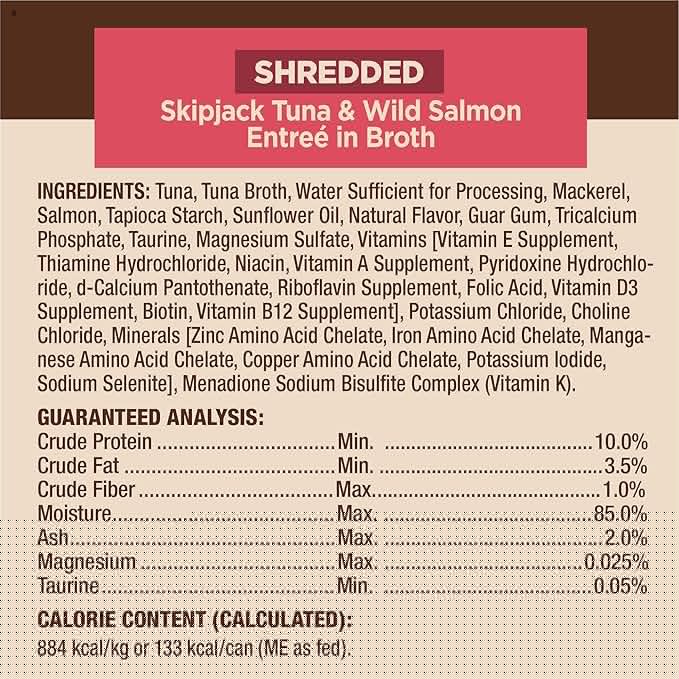 Wellness CORE Signature Selects Variety Pack Adult Canned Wet Cat Food, Natural, Protein Rich, Grain Free, Seafood Recipes, 5.3 oz, Pack of 12 Cans