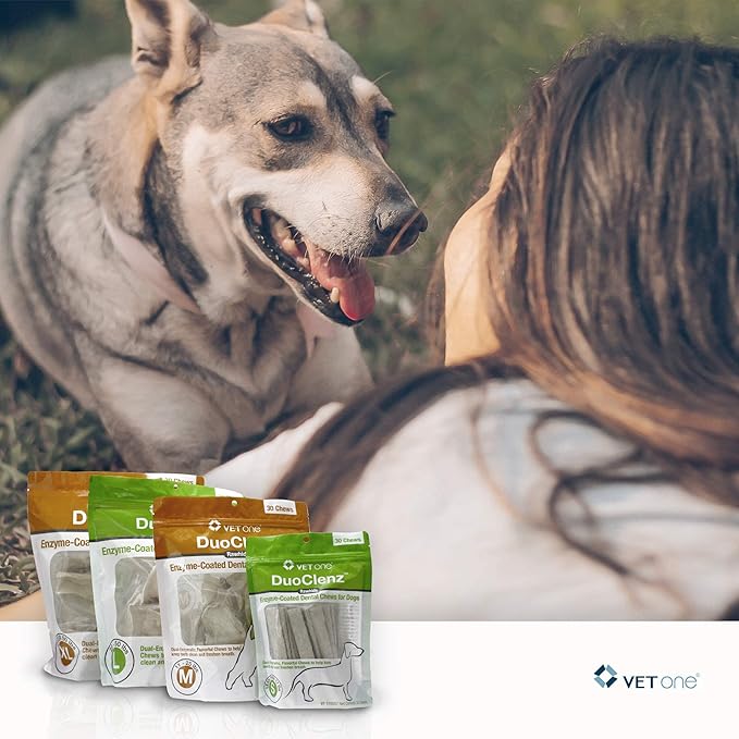 VetOne: DuoClenz Rawhide Dental Hygenic Chews for Extra Large-sized Dogs, 30-Count Bag