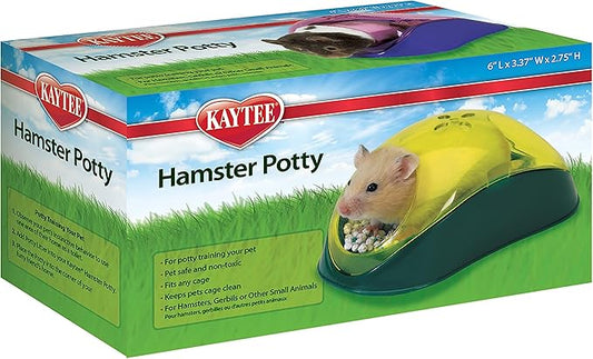 Kaytee Hamster Potty Assorted 6 Inches x 3.5 Inches x 2.75 Inches