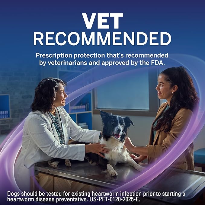 NexGard Plus (afoxolaner, moxidectin, and pyrantel) Flea and Tick Protection & Heartworm Preventive for Dogs Soft Beef Flavored Chewables, 66.1-132 lbs. (Red) 3 Chews (3 Month Supply)