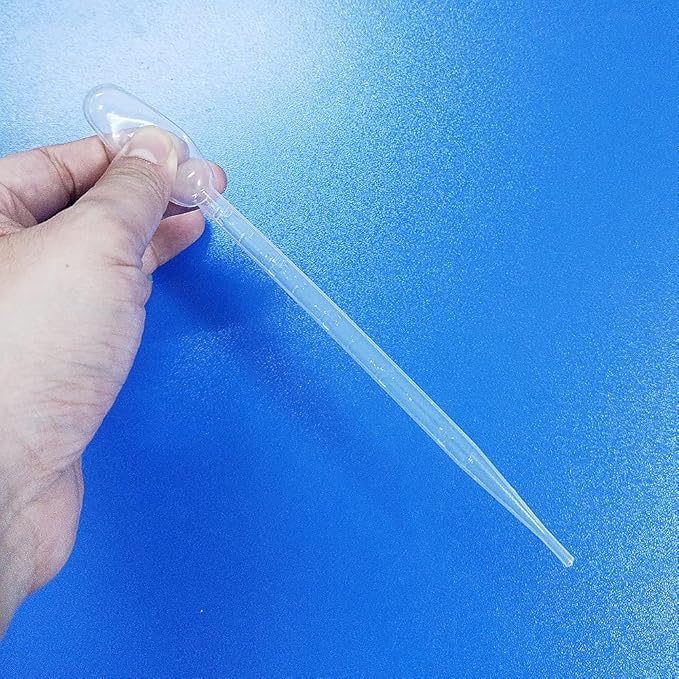 5 Pack Aquarium Test Dropper 5ml (Length 8.4'') Coral Feeder Mini Fish Bowl Fish Feces Transfer Pipettes