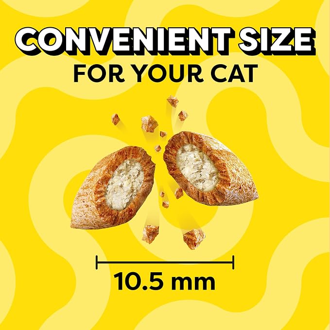 Temptations Cat Treats Classic Crunchy and Soft Cat Treats, Tempting Tuna Flavor, 6.3 oz. Pouch (Pack of 10)