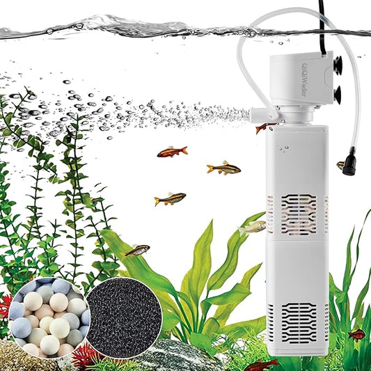 Aquarium Filter,Aquarium Internal Filter,All-in-one Filter 20W 230GPH for 70-120gal Fish Tank