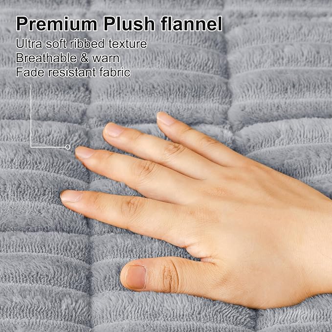 Smiry Couch Cover for Dogs, Non Slip Washable Sofa Protector for Pets, Soft Furniture Cover for Pet, Stylish Sofa Covers, Cozy Protect Against Fur, Dirt & Everyday Messes (Grey, 27.6" x 95")