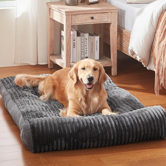 Dog Beds for Small,Medium Dogs Breeds,Sofa Dog Bed with Pillow for Crate Kennel, Super Soft Pet Bed for Support Bolster, Comfortable Pet Couch Bed & Non-Slip Bottom