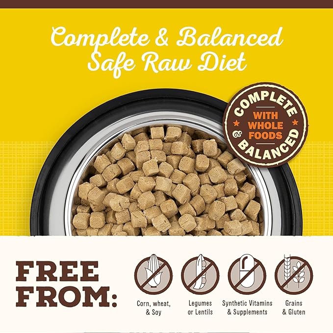 Primal Freeze Dried Puppy Dog Food, Pronto Mini Nuggets; Scoop & Serve, Complete & Balanced Meal; Also Use As Topper or Treat; Premium, Healthy, Grain Free, High Protein Raw Dog Food 16 oz (Pack of 2)