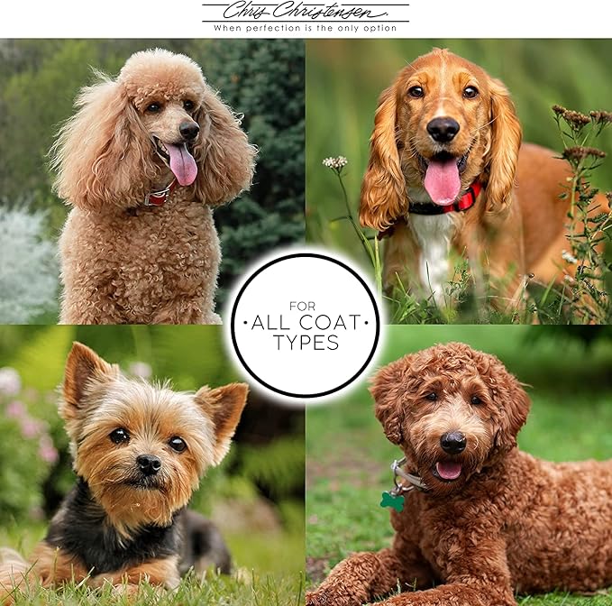 Chris Christensen Thick N Thicker Response Foaming Protein Dog Conditioner, Locks in Thickness & Adds 400x The Volume, Pro-Vitamin Formula, All Coat Types, Made in USA, 16 oz