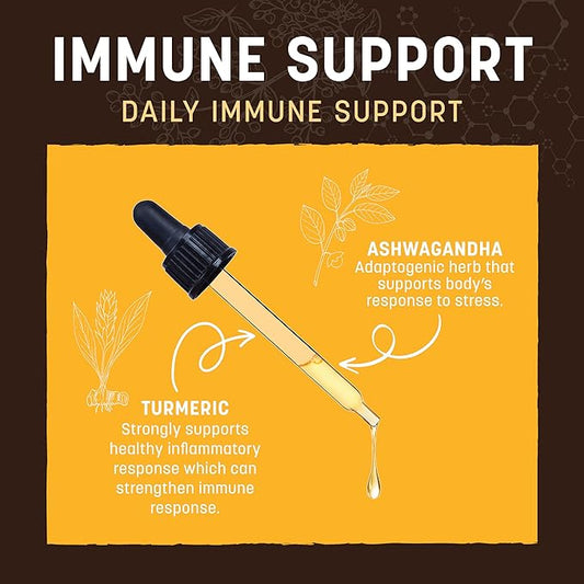 Earth Animal Apothecary Liquid Supplement - Immune Support Herbal Remedies for Dogs & Cats - 2 fl oz