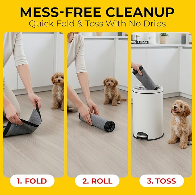 Glad for Pets Black Charcoal Puppy Pads, All-in-One | Puppy Potty Training Pads that Absorb & NEUTRALIZE Urine Instantly | New & Improved Quality Puppy Pee Pads, 14 Count (Pack of 2)