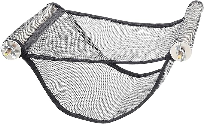 Breathable Ferret Hammock Large Small Pet Cage Accessory for Hamsters Guinea Pigs Sugar Gliders Hedgehogs Comfortable Hanging Hideout with Black Mesh for Summer