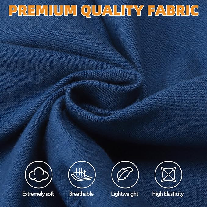 KOOLTAIL Boy Dog Clothes for Large Dogs, 2 Pack Cotton Summer Dog UV & Insect Protection T Shirts for Outdoor Hiking Camping, Anti-Hair Loss & Lightweight Pet Vest Tank Tops Apparel, Blue&Grey, XXXL