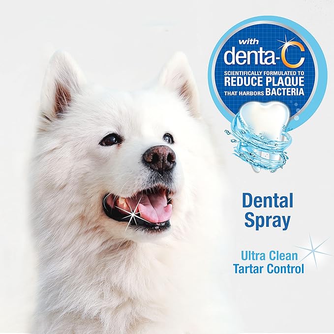Nylabone Advanced Oral Care Pet Dental Spray, Liquid Tartar Remover & Breath Freshener for Dogs, Dog Teeth-Cleaning, 4 oz.