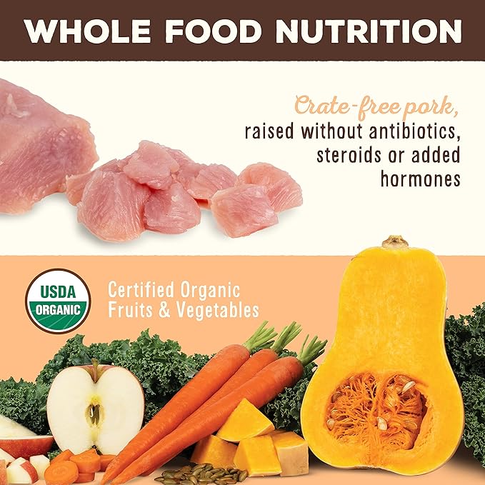 Primal Freeze Dried Dog Food, Pronto Mini Nuggets, Pork; Scoop & Serve, Complete & Balanced Meal; Also Use As Topper or Treat; Premium, Healthy, Grain Free, High Protein Raw Dog Food 16 oz (Pack of 2)