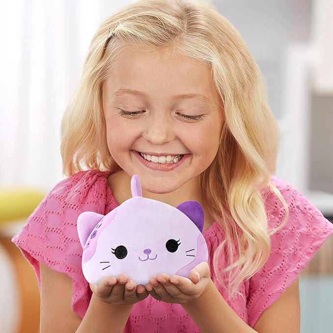Onsoyours Original Lavender Cat Plush Kitty Plushies Toy Kitten Stuffed Animal Soft Pillow Little Kawaii Plushie Gift for Kids & Adults (Lavender Cat,9")