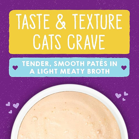 Stella & Chewy's Carnivore Cravings Purrfect Paté - Premium Grain-Free Wet Cat Food - Chicken & Liver Recipe - High Protein with Bone Broth - Perfect for Picky Eaters - 5.2oz Cans (24 Pack)