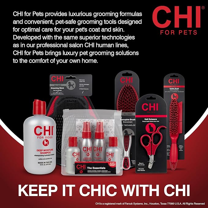 CHI for Dogs Oatmeal Conditioner, Moisturizing Professional Dog Grooming Formula for Sensitive Skin and Dry Coats, for All Breeds, Ionic Technology, Gallon Size, 128 Fl Oz