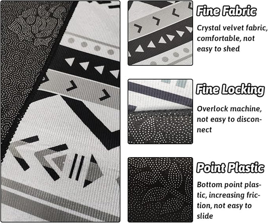 BNOSDM 78.7 in Rabbit Cage Liners Washable Reusable Bunny Bedding Pets Dog Whelping Pads with Anti Slip Bottom Pad Rug for Dogs Chinchillas Cats Guinea Pigs Ferrets