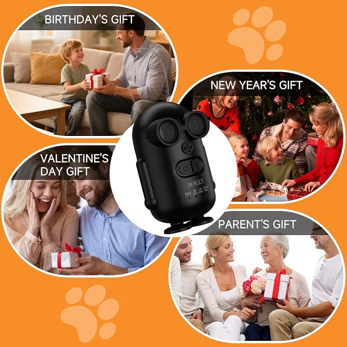 15-30kHz Adjustable Dog Bark Deterrent Devices with IPX5 Waterproof, 2-in-1 Fast Charging Anti Barking Silencer - Ideal for Outdoor and Indoor