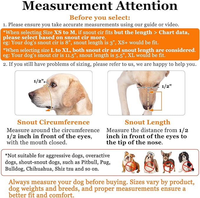 Crazy Felix Dog Muzzle, Soft Mesh Muzzle for Small Medium Large Dogs Labrador German Shepherd, Breathable Adjustable Mouth Guard for Biting Chewing Scavenging, Allows Panting and Drinking(Grey, M)