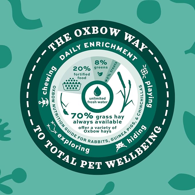 Oxbow Essentials Rabbit Food, Senior, Made with Oxbow Alfalfa for Rabbit, Vitamin & Mineral Rich Pet Pellets, Small Animal Pet Products, Bunny Food, Made in USA, High Fiber, 8 lb. Bag
