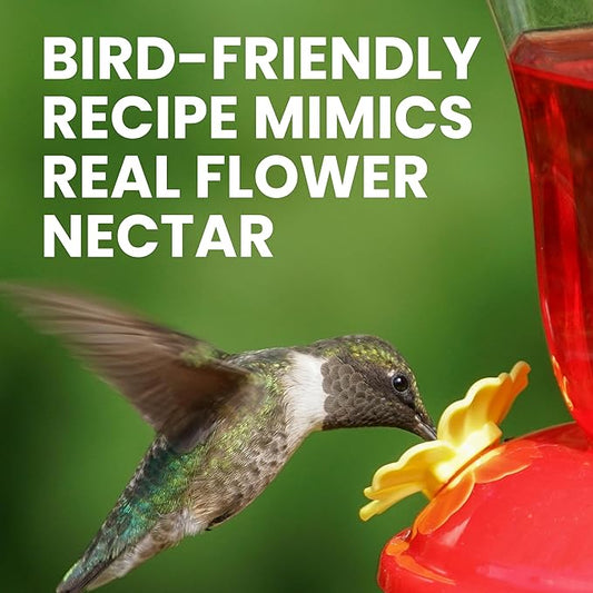 Perky-Pet Hummingbird Instant Nectar Powder Concentrate - 2 lb Bag - 244SFB - Makes 192 oz of Humming bird Liquid Food Nectar - 100% Sucrose