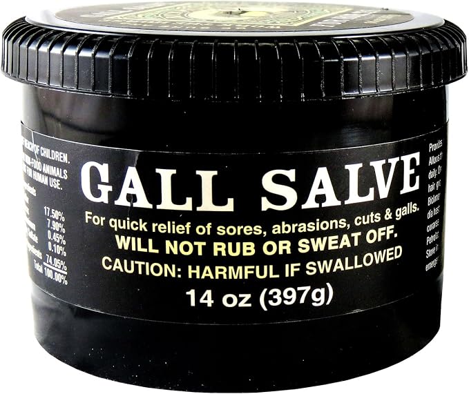 Bickmore Gall Salve Wound Cream for Horses 14oz - Quick Equine Relief of Sores, Abrasions, Cuts and Galls