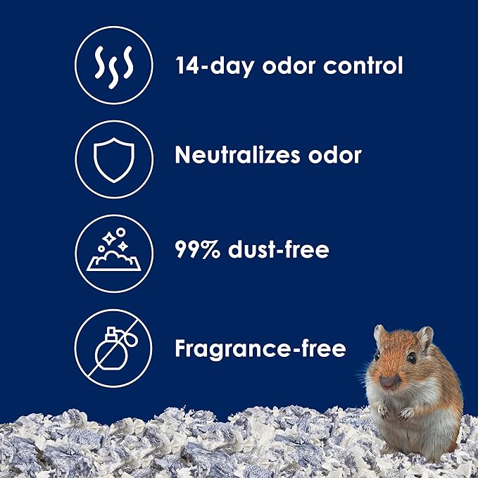 Kaytee Clean & Cozy Extreme Odor Control Bedding, Made for Small Animals, 40 Liters (Pack of 4)