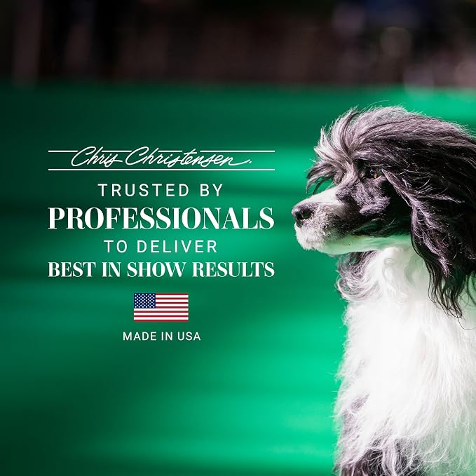 Chris Christensen Diamond Series Miracle Moisture Dog Shampoo, Groom Like a Professional, Pro-Vitamin Formula, Provides Maximum Moisture, Use on Both Dogs and Cats, Made in the USA, 16 oz
