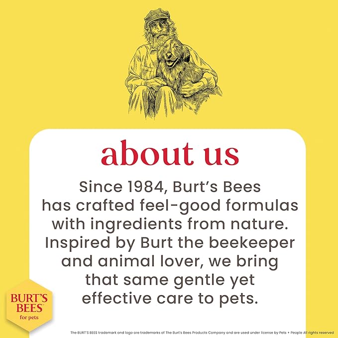Burt’s Bees for Pets Tear Free Puppy Shampoo & Conditioner with Buttermilk, 2 in 1 Gentle Dog Shampoo for Puppies, Cleans and Conditions Sensitive Skin, 16 Fl Oz - 6 Pack