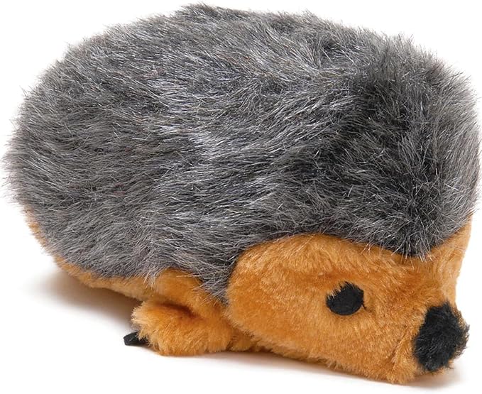 Jeffers Pet Plush Hedgehog Dog Toy with Squeaker, 6"- Soft Stuffed Plush Animal Toy for Puppies Small Medium Dogs, Interactive Play, Training, Fetch, Tug, Chew, Cuddle Companion, Indoor Fun - 1 Pack
