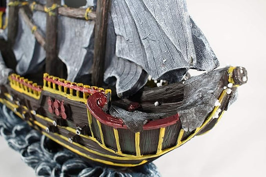 Penn-Plax Wave-Runner Pirate Ship Aquarium Decoration – Safe for Freshwater and Saltwater Fish Tanks – Large