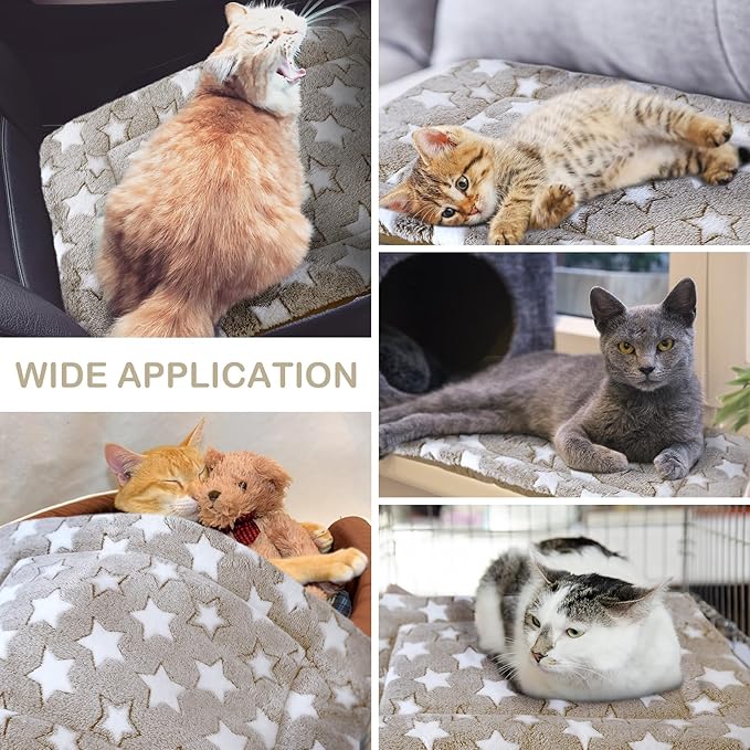 VitalCozy 4 Pcs Dog Crate Pads, Ultra Soft Warm Washable Anti-Slip Kennel Bed Mat for Pets, Reversible, Replaceable, Cozy Cage Liner for Small Medium Large Dogs and Cats(18 x 14 x 1.6 Inch,Apricot)