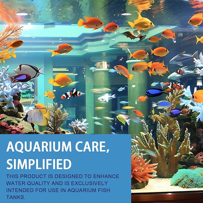 Aquarium Water Regulator and dechlorinator - 16.91 Ounce for Freshwater and Marine Aquariums (500ML / 16.91OZ)
