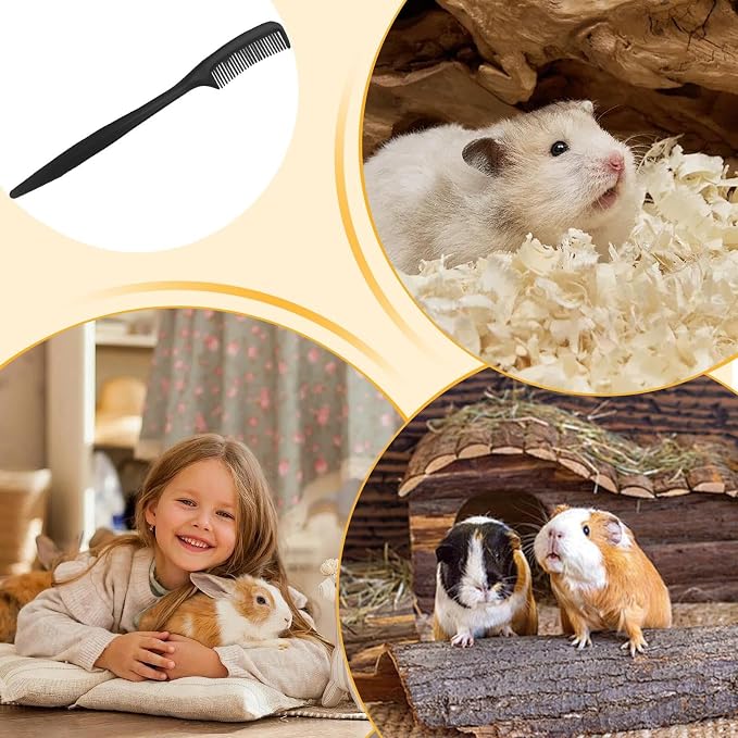 Bunny Brush - Grooming Device, 10 Count Miniature Instrument for Coat Maintenance, Cleaning Implement with Soft Filaments, Pet Supplies, Hair Tool for Indoor Rabbits, Ferret Care and Sensitive Skin
