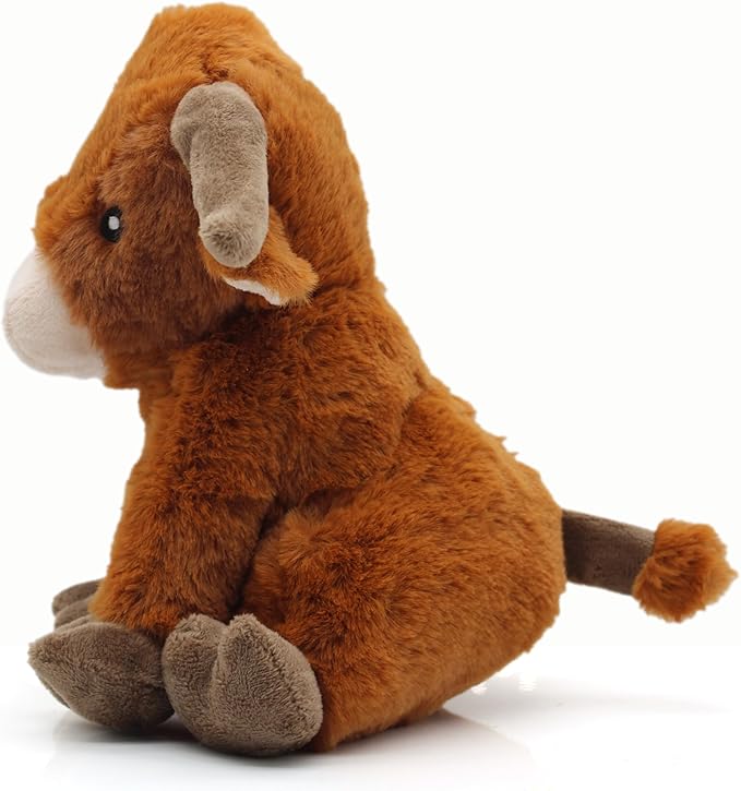 YZHDUXIU Highland Cow Dog Toy, Squeaky Dog Toys Stuffed Plush Puppy Toy, Interactive Gifts for Small Large Dogs