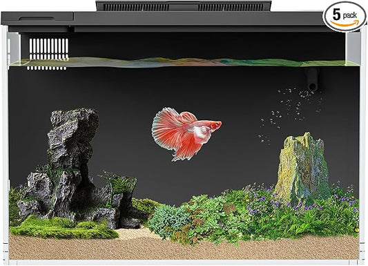 ERAARK 4 Gallon Betta Fish Tank,Smart APP Control Aquarium with Filter,Light,Water Pump,Self Cleaning
