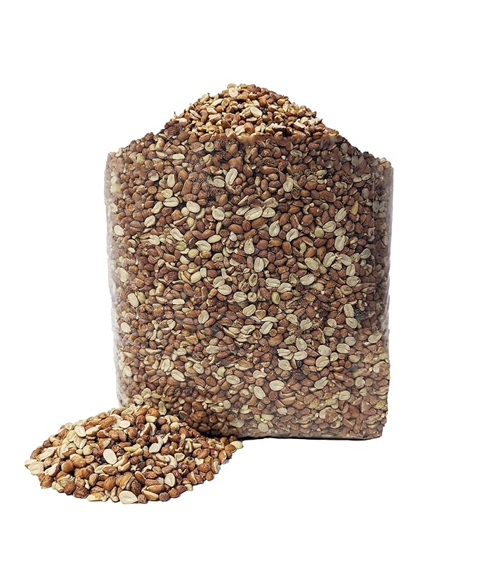 Old Potters Wildlife Shelled Peanuts, 25 lbs for Birds, Squirrels, and Other Animals. USA Grown Non-GMO, Small Farm, Raw Shelled Peanuts. Wildlife Grade, 25 lbs.