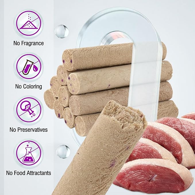 TZL Freeze Dried Duck Stick Cat Treats, High Protein Healthy Treats for Cats & Dogs, Natural Teeth Cleaning Snacks, Gluten& Grain Free