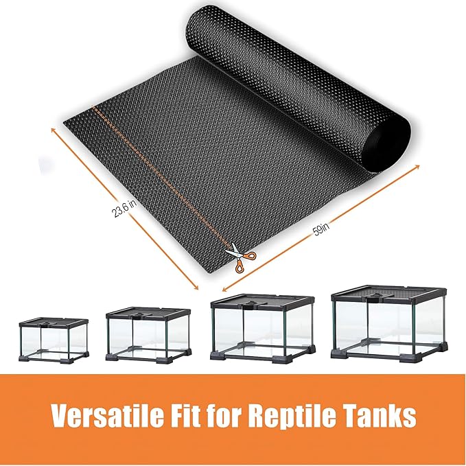 Bearded Dragon Tank Accessories, Reptile Terrarium Liner, Bearded Dragon Substrate Bedding for 120 Gallon Reptile Tank, 4x2x2 Reptile Enclosure