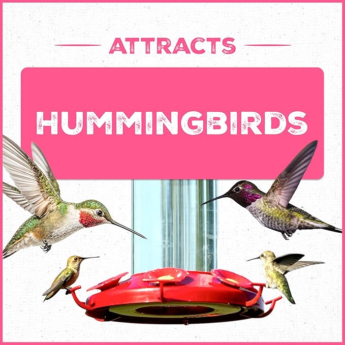 Pennington Electro-Nectar Hummingbird Nectar Ready to Use, Naturally Colored with Electrolytes, 64-oz Bottle