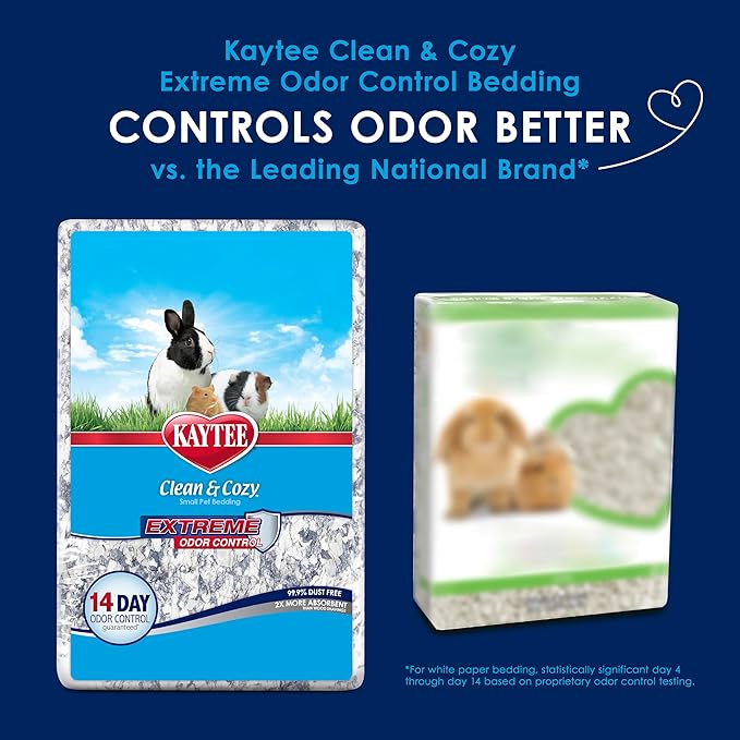 Kaytee Clean and Cozy Extreme Odor Control Bedding for Small Pets 24.6 Liter