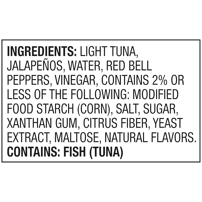 StarKist Tuna Creations BOLD Jalapeño Pouch (2.6 oz - 24 Pack) Wild Caught, High Protein Shelf Stable Seafood, Gluten Free, Soy Free, No Draining, Ready to Eat for Salads and Sandwiches
