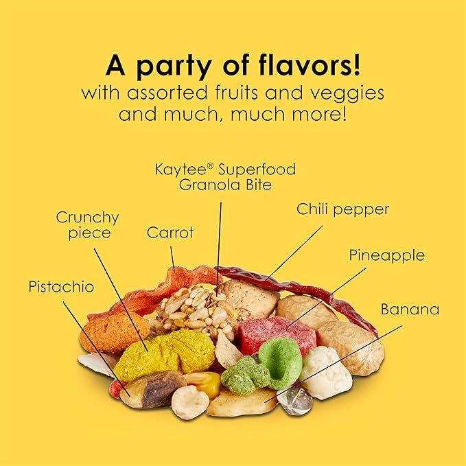 Kaytee Fiesta Parrot Food 25 pound bag