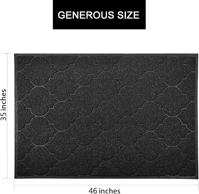 LittleTiger Cat Litter Mat, XL Super Size, Phthalate Free, Easy to Clean, 46x35 Inches, Durable, Soft on Paws, Large Litter Mat.